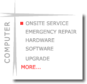 Onsite Comoputer Service, Emergency Repair GTA Toronto and Surrounding Area 